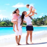 isla Mauricio con niños