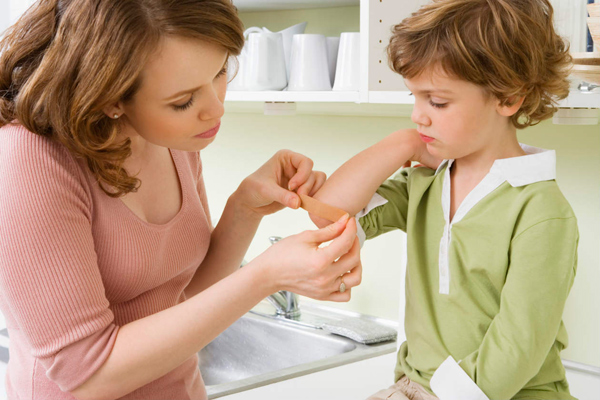 picadura de araña en niños