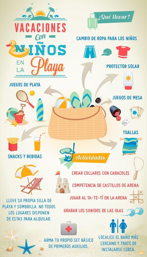 juegos de playa para niños gratis infografia