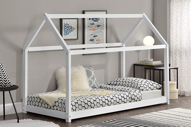 camas infantiles en forma de casita