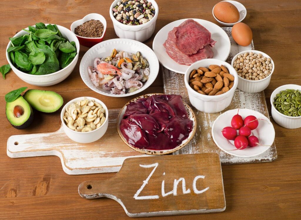 alimentos con zinc para niños