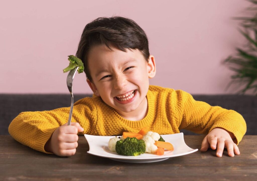 verduras para niños 3 años