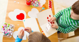 manualidad san valentin para niños