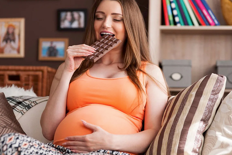 comer chocolate en el embarazo