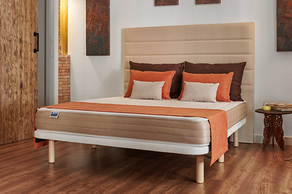 base tapizada cama