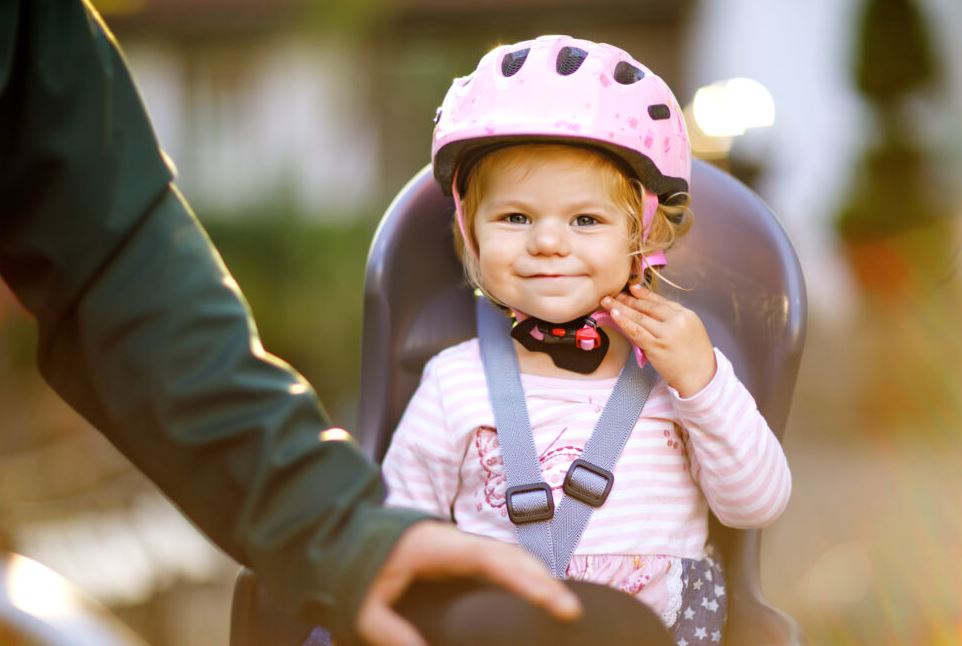 como llevar al bebe en bicicleta
