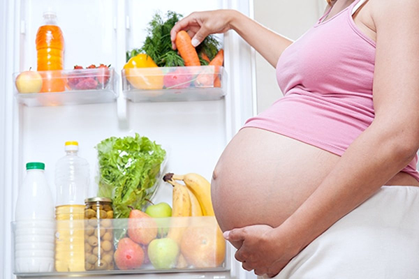 alimentos antes del parto